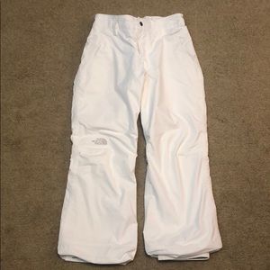 The North Face girls ski pants M 10/12